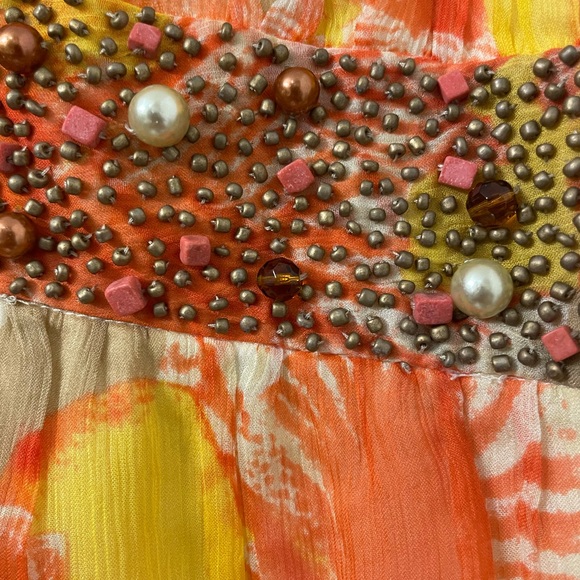 DVF silk beaded dress - Picture 4 of 5